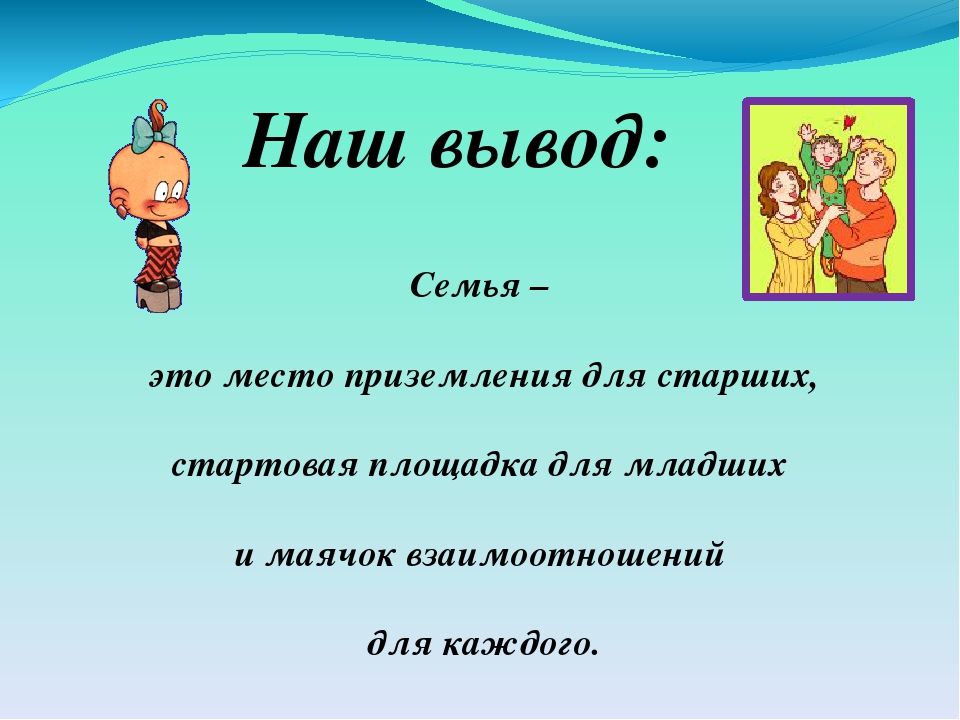 "Тема проекта: Моя семья