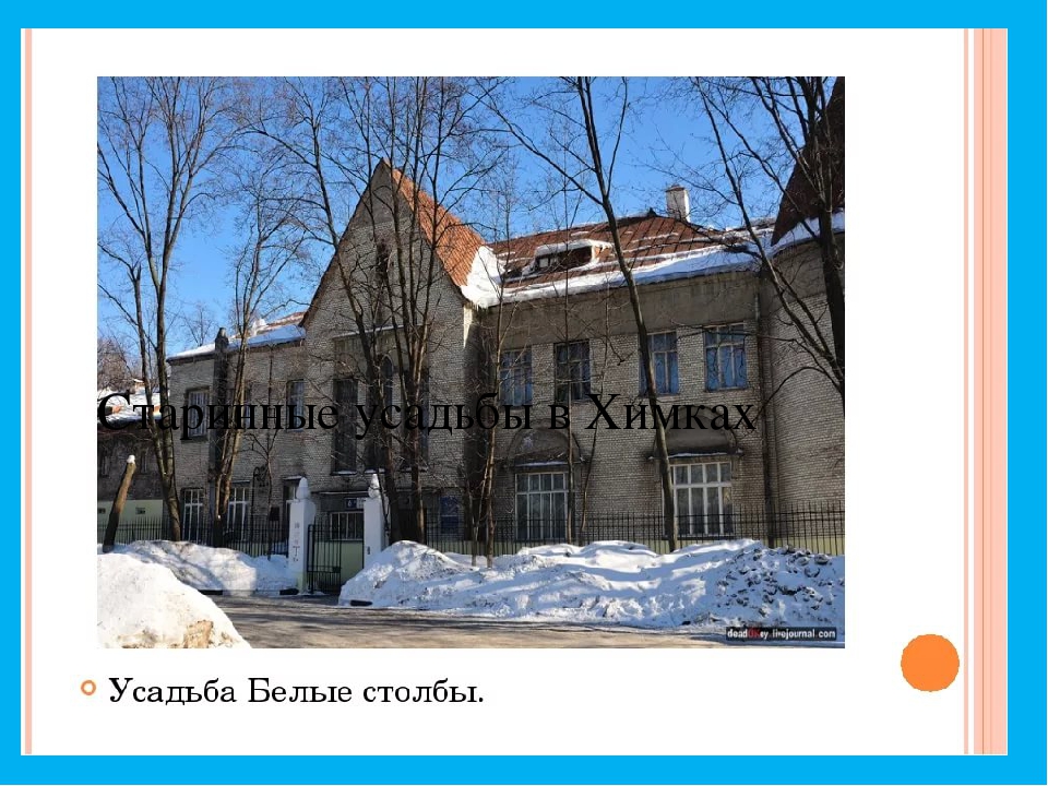 Презентация " Мой город Химки"