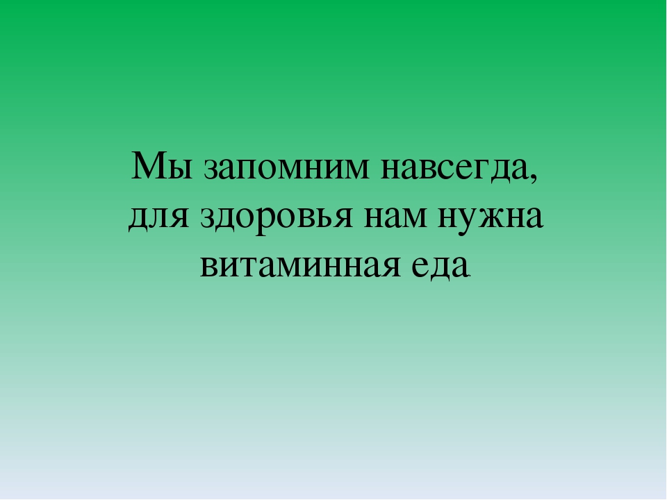 Занятие-презентация " Витамины на тарелке"