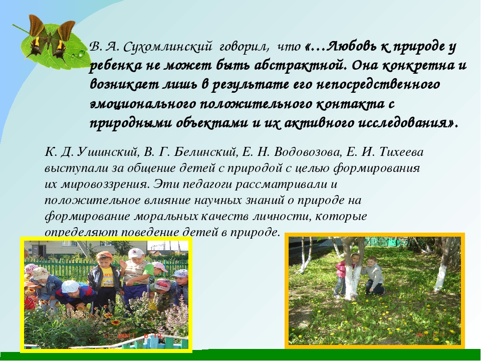 Самоанализ "Формирование экологической культуры посредством проектной деятельности"