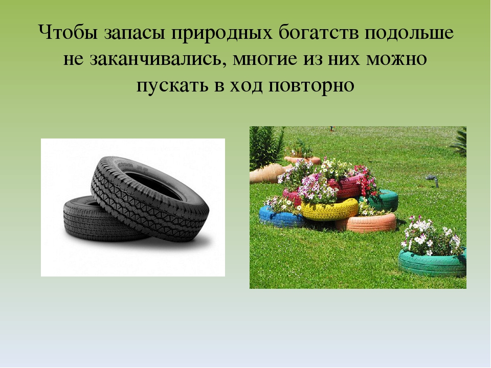 Презентация на тему "Переработка и повторное использование"