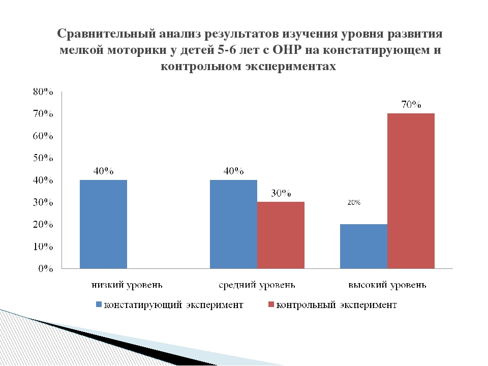 Развитие мелкой моторики у детей 5-6 лет с общим недоразвитием речи посредством аппликации