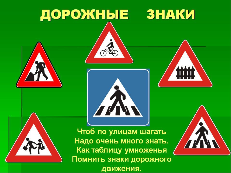 Презентация по ПДД "Детям о дорожных знаках"