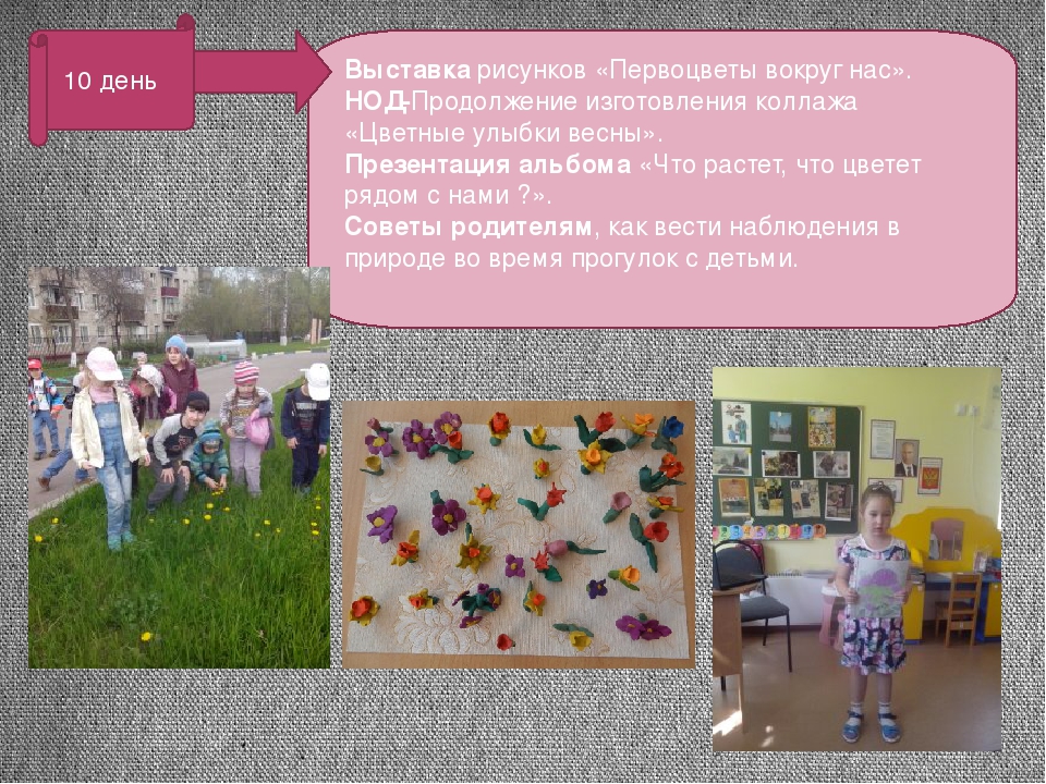 Презентация проекта "Цветные улыбки весны"