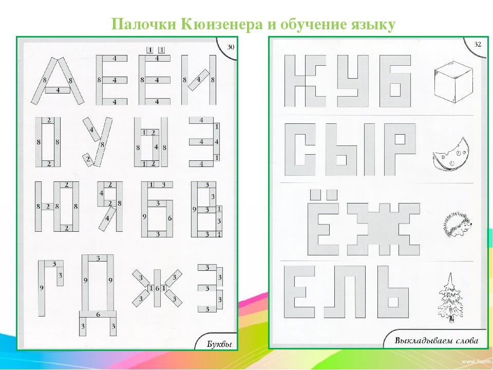 Презентация "Цветные палочки Кюизенера"