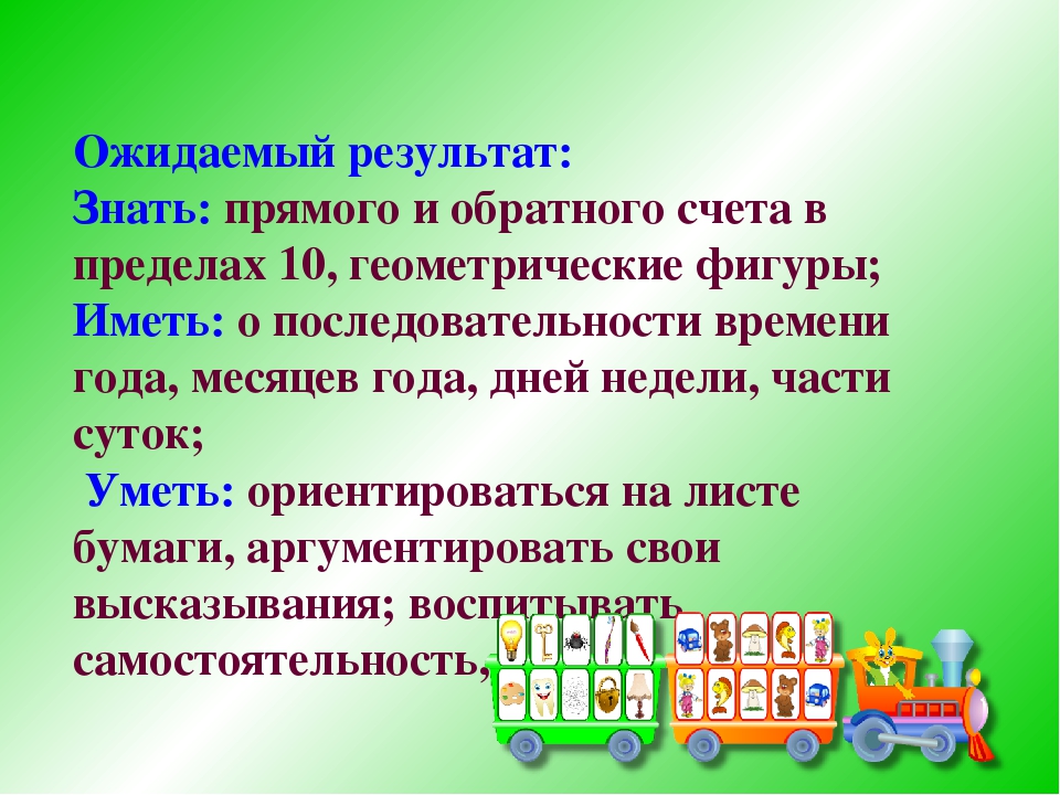 Технологическая карта по ФЭМП "Счет до 10"