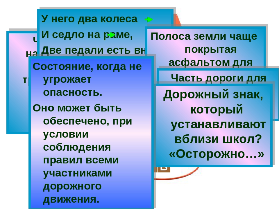 Презентация "Кросворд по ПДД"