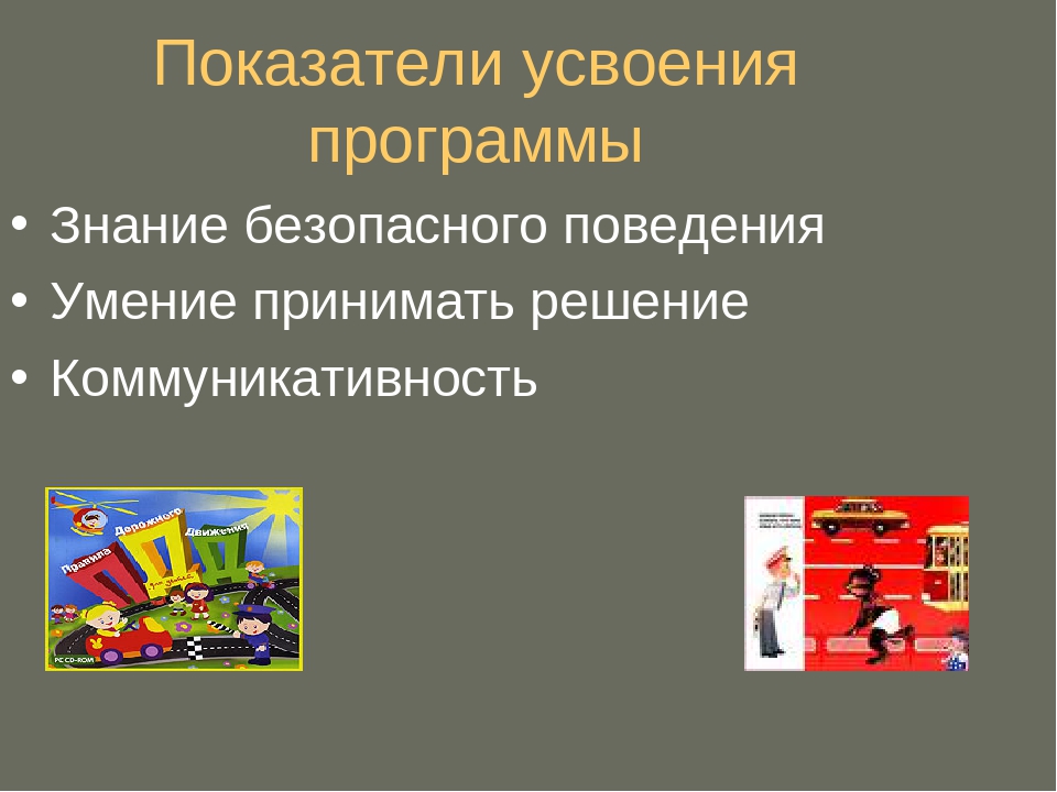 Презентация к программе "Путешествие в страну Дорожных знаков"