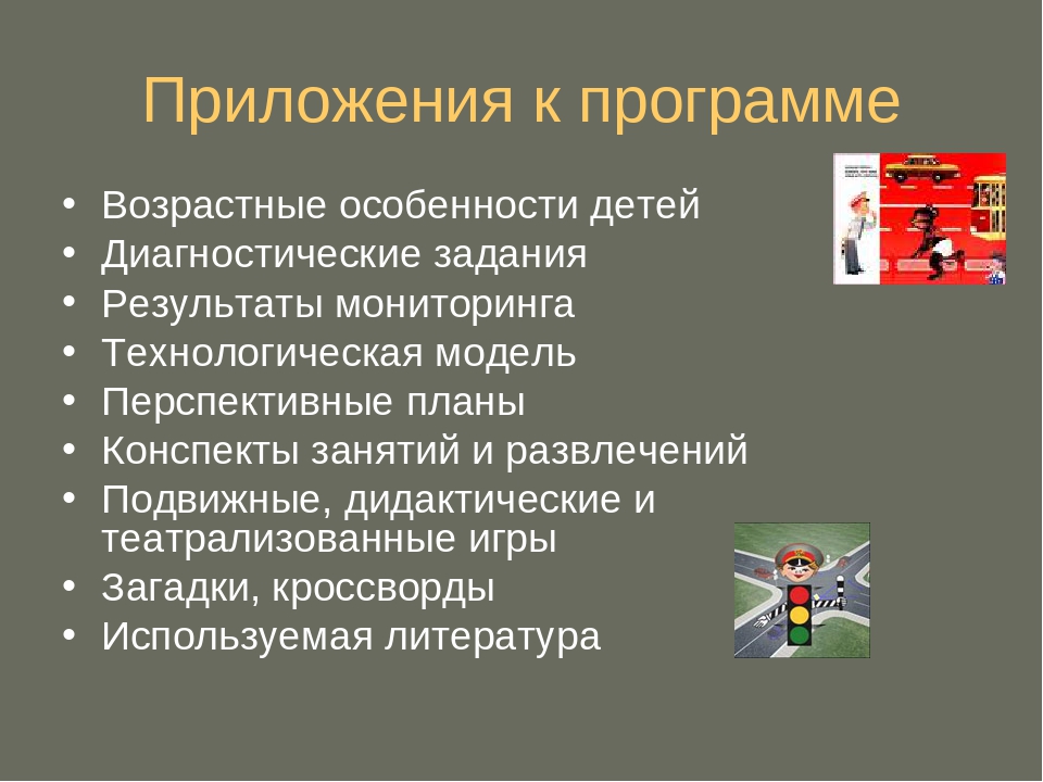 Презентация к программе "Путешествие в страну Дорожных знаков"