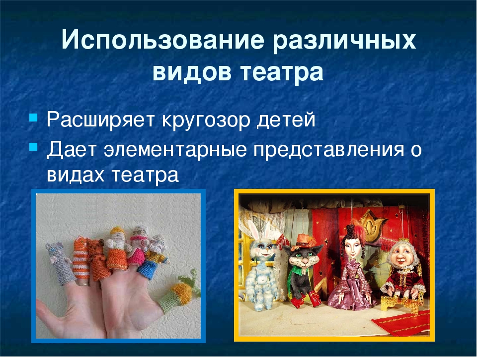 Использование театрализованной деятельности как средства развития эмоционально-волевой сферы