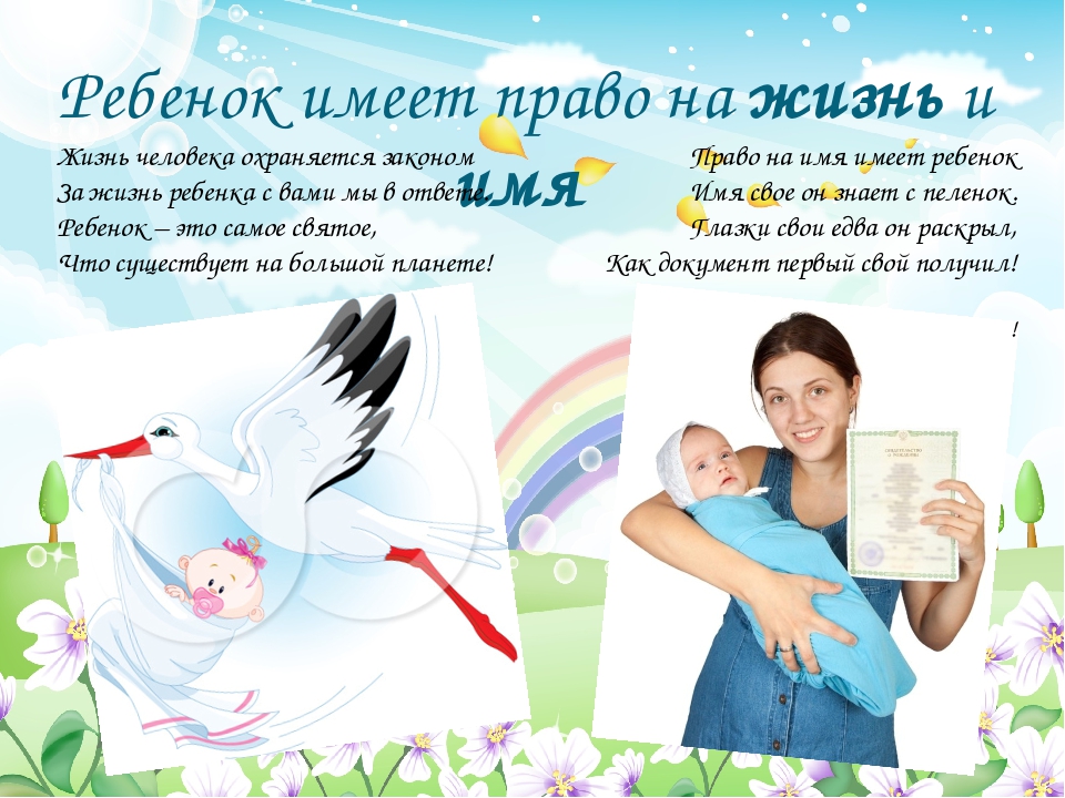 Презентация к Нод в старшей группе "Права детей"