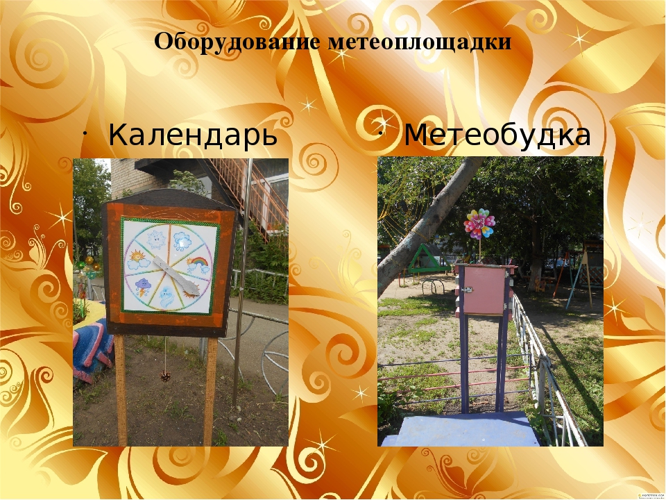 Презентация проекта" Юный метеоролог"
