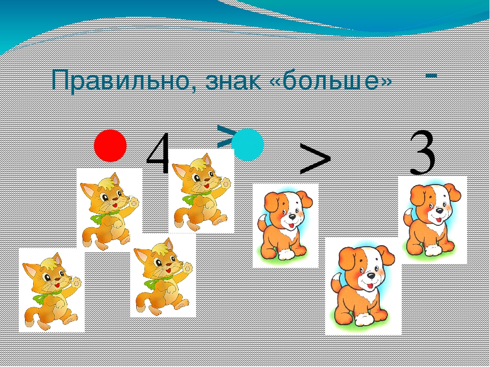 Презентация по предшкольной подготовке " Знаки сравнения"