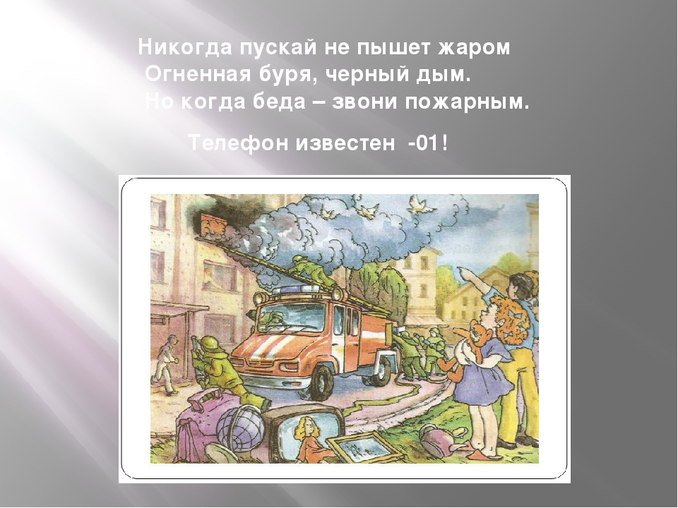 Презентация по пожарной безопасности "Что бы в дом не пришла беда"