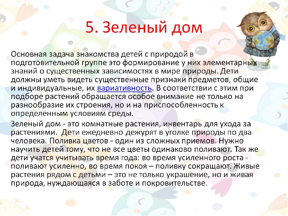 Экодизайн развивающей предметно-пространственной среды в подготовительной группе детского сада.