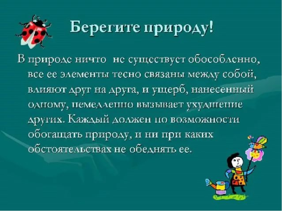 Презентация по экологическому развитию "Будь природе другом"