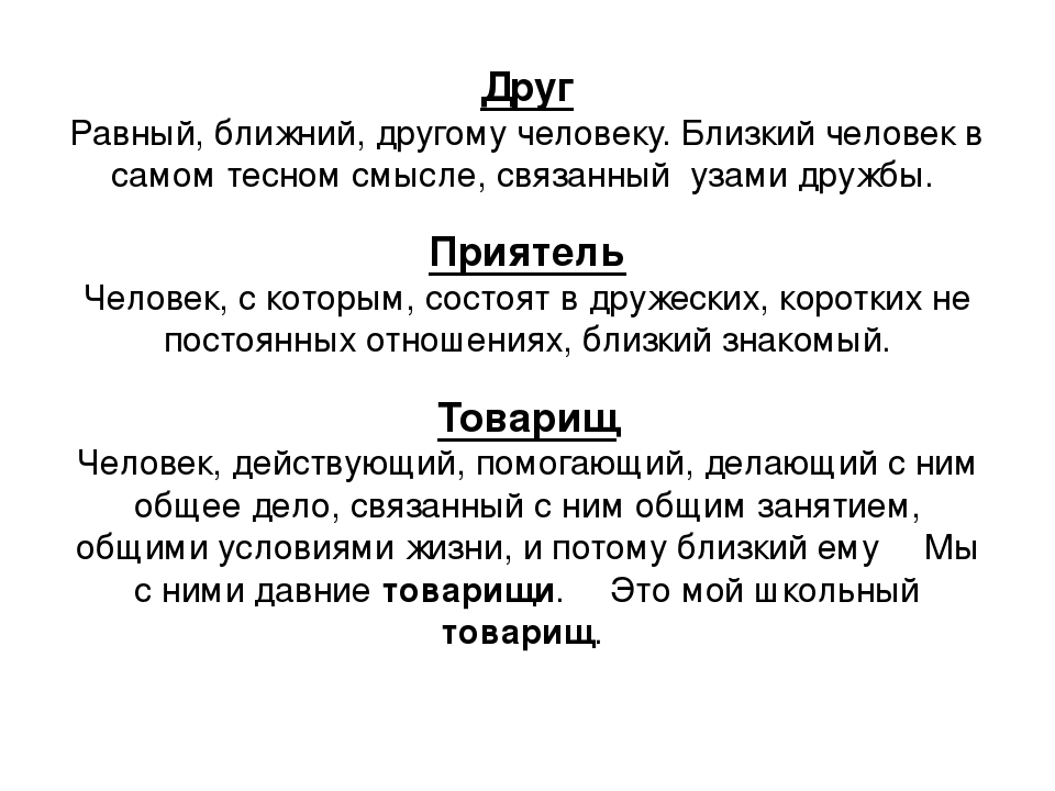 ПРЕЗЕНТАЦИЯ «Лучшее слово о дружбе»