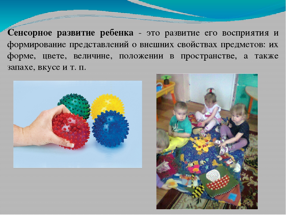 Презентация на тему "Сенсорное развитие детей младшего возраста"