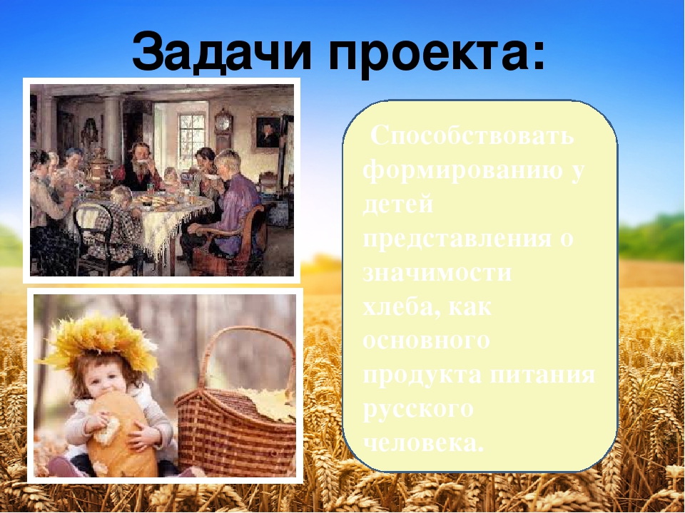 Презентация проекта "Как хлеб на стол приходит"
