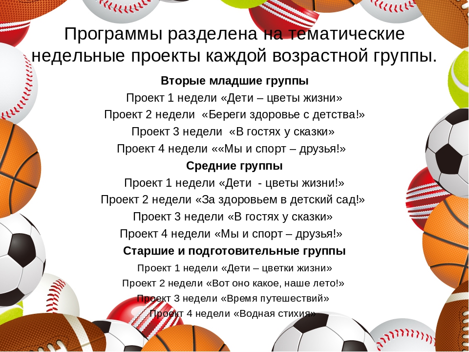 Физкультурно - оздоровительная программа "Спортивное лето"