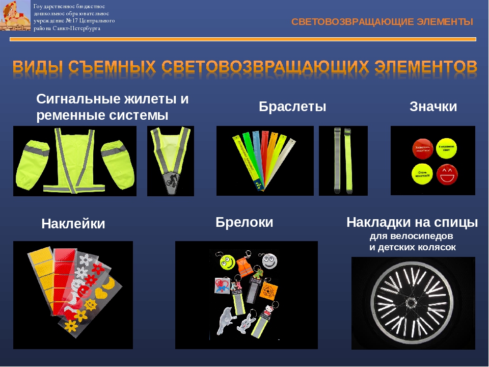 Презентация по ПДД "Световозвращающие элементы"