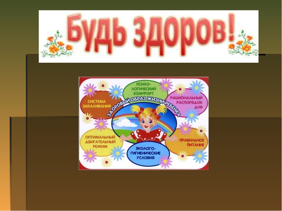 Презентация на тему "Здоровый образ жизни"
