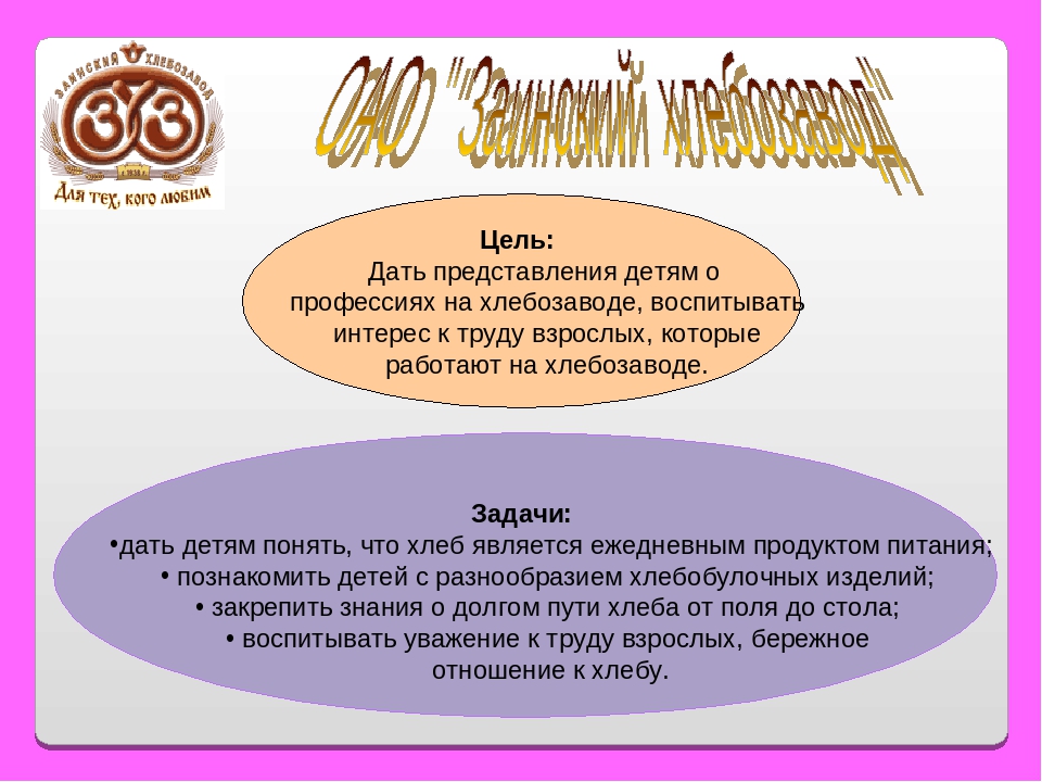Проект «Мир профессий» по ознакомлению дошкольников с профессиями предприятий родного города Заинск