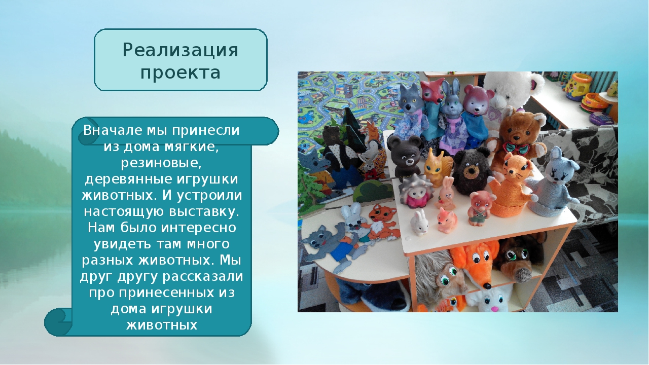 Проект 1 младшая группа "Животные леса"