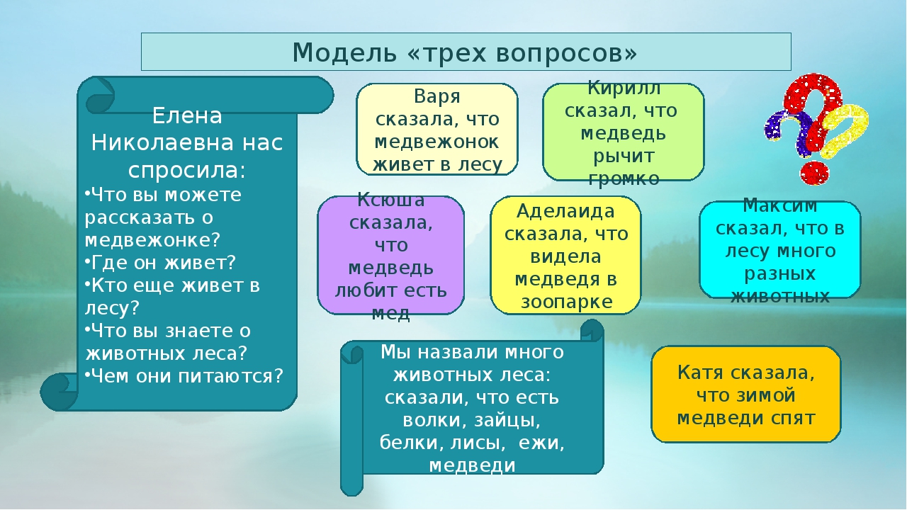 Проект 1 младшая группа "Животные леса"
