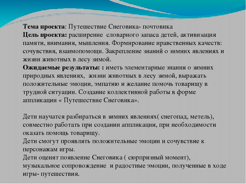 Познавательная игра "Путешествие Снеговика"