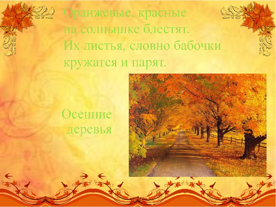 Презентация "Загадки об осени"