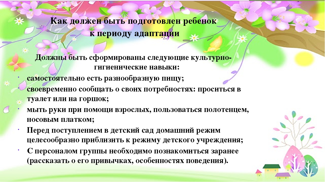 Презентация "Адаптация детей раннего возраста"