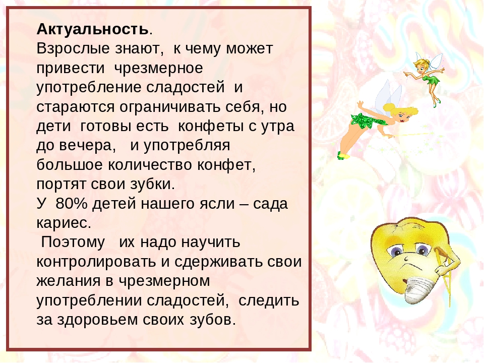 Презентация защиты детского проекта "Польза и вред от этих вкусненьких конфет"