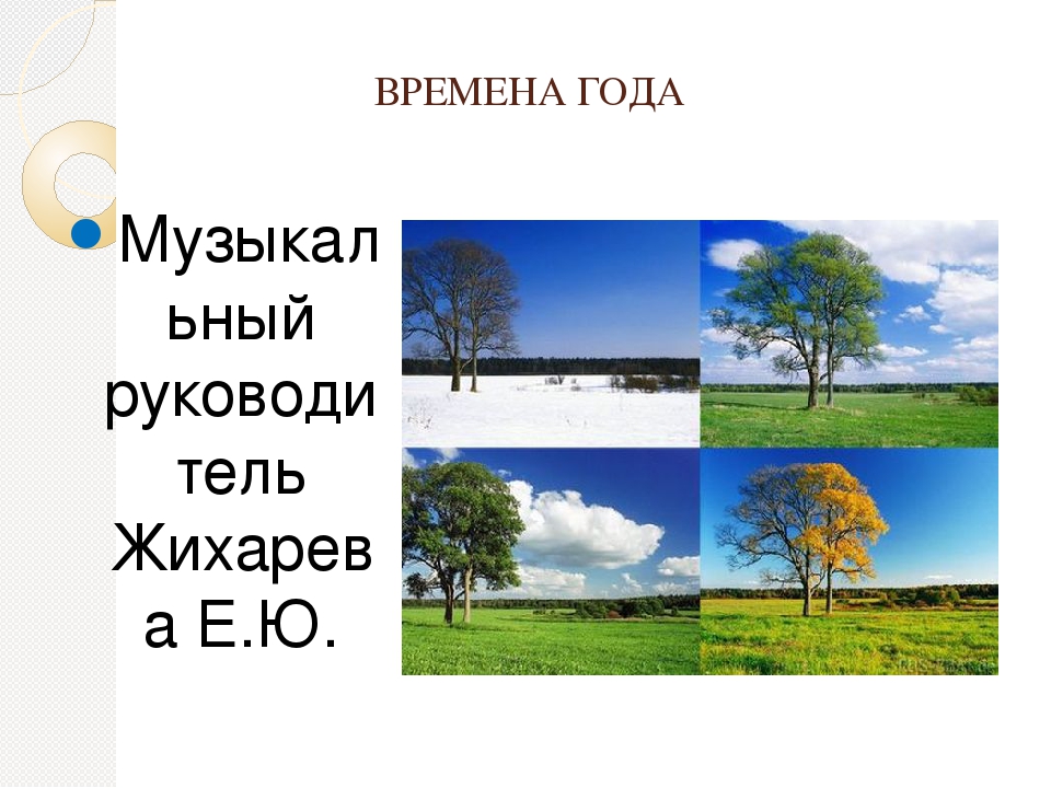 Презентация на тему "Времена года"