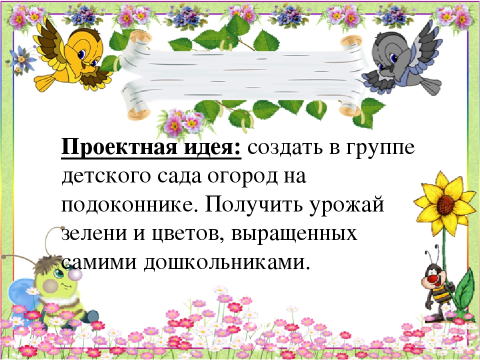 Презентация проекта на тему "Экологическое воспитание"