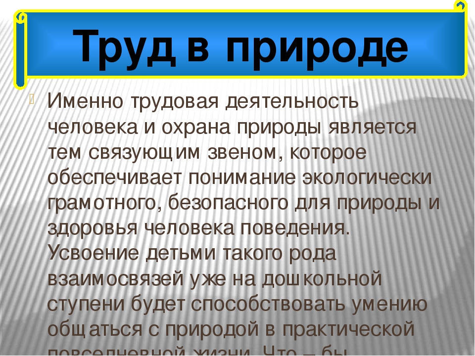 Презентация на тему "Трудовое воспитание дошкольников".
