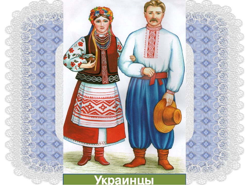 Обучающая презентация "Национальные костюмы"