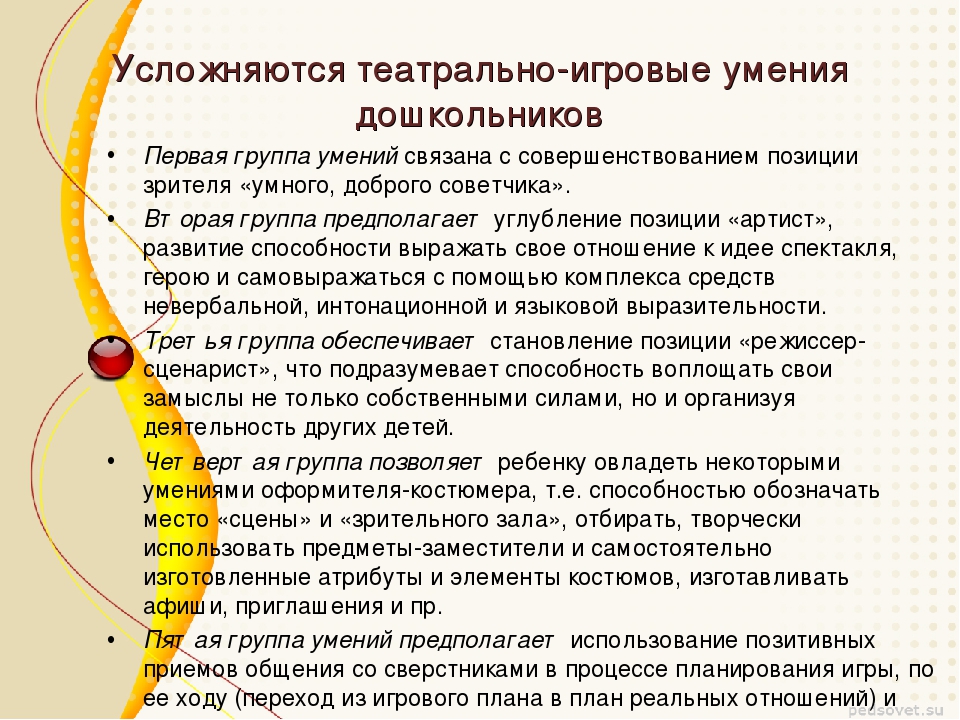 "Театрализованные игры детей дошкольного возраста"