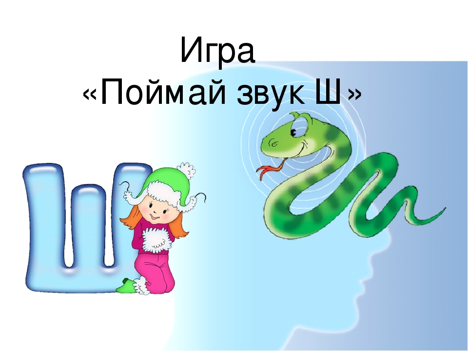 Игра "Поймай звук Ш".