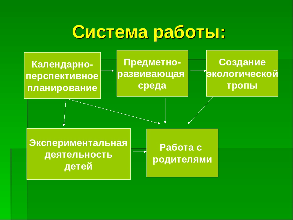 Экологическое воспитание в ДОУ.