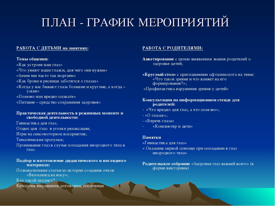 Презентация физкультурно-оздоровительного проекта "Зоркие глазки" для педагогов и детей старшей группы ДОО