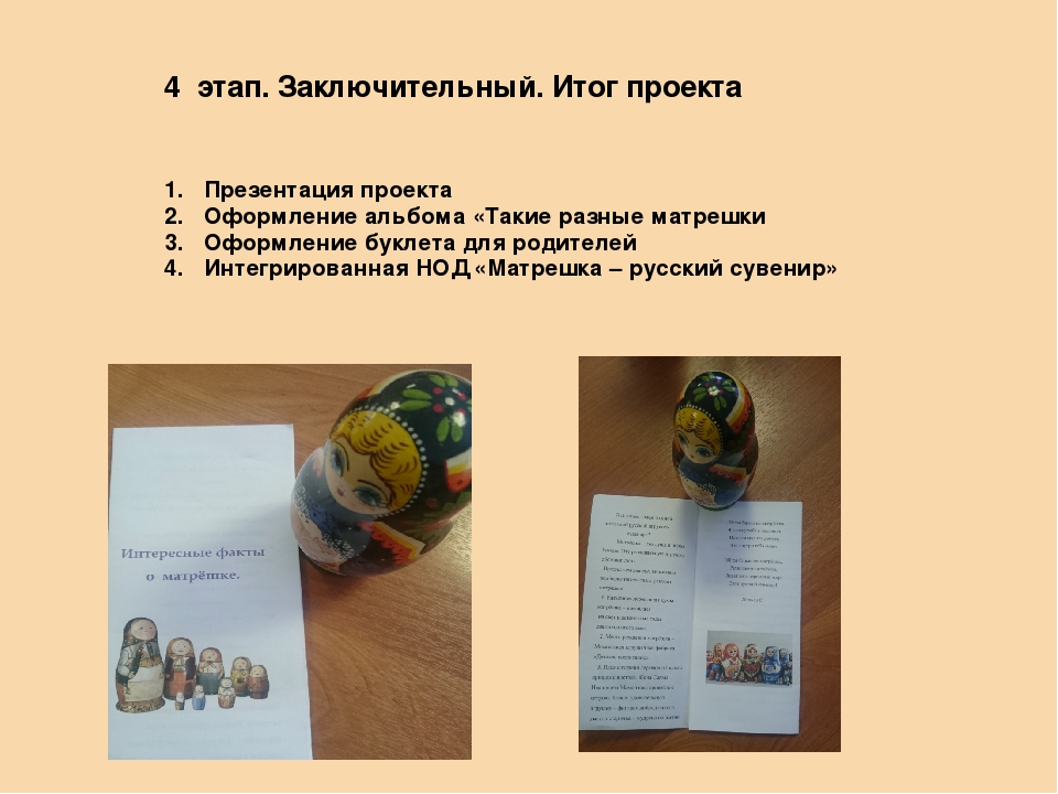 Презентация проекта " Матрешка_ русский сувенир"