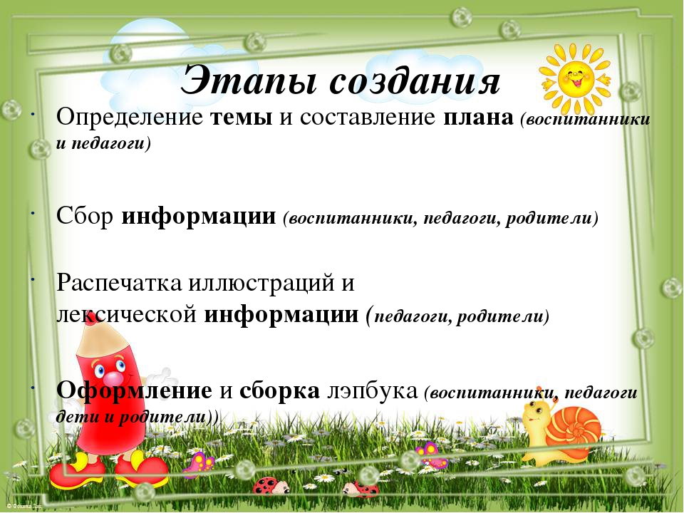 Презентация к консультация для педагогов по теме « Лэпбук, как средство реализации ФГОС ДО»