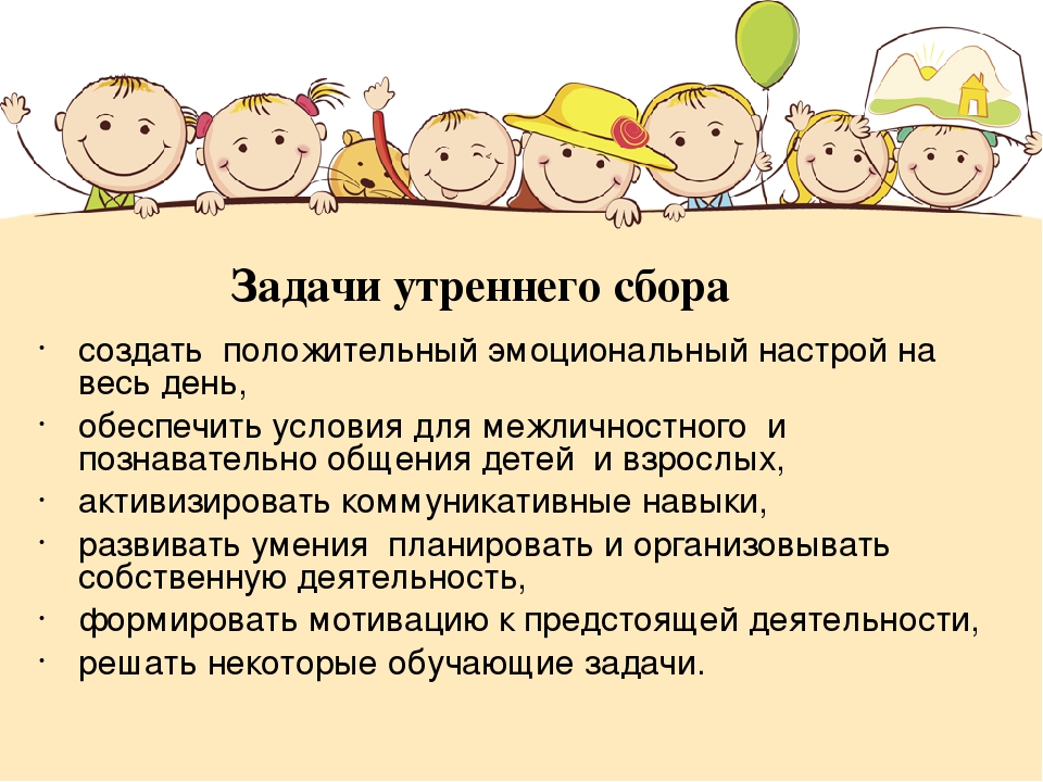 Презентация на тему "Утренний сбор"
