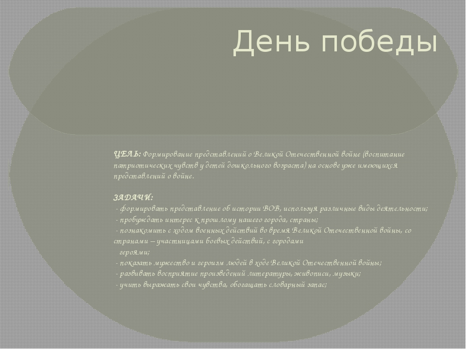 Презентация на тему "День победы"