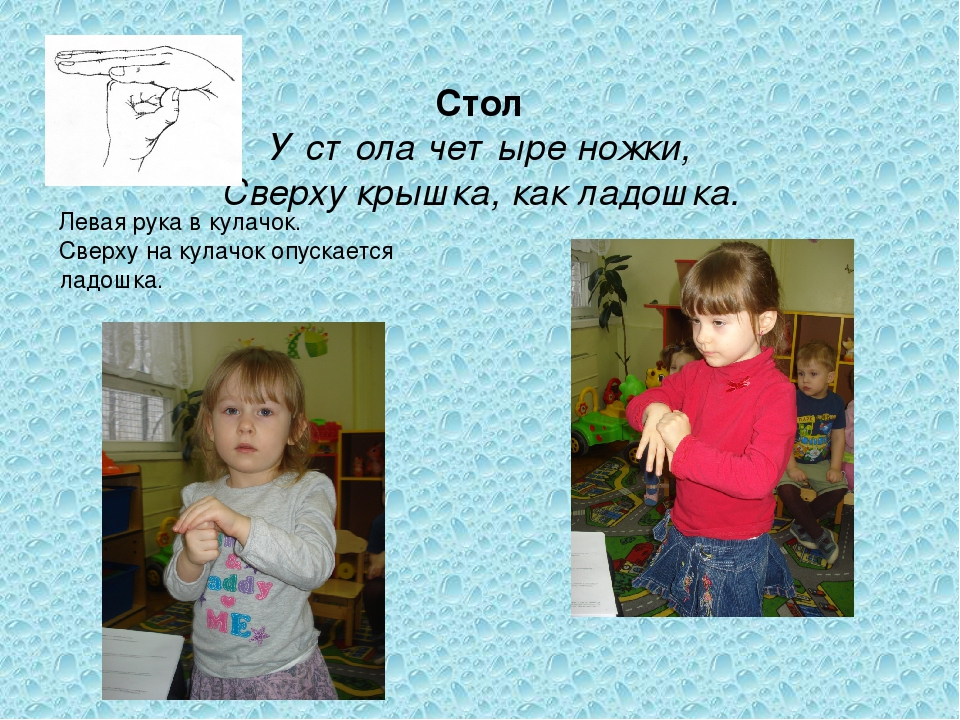 Презентация для воспитателей Пальчиковая гимнастика