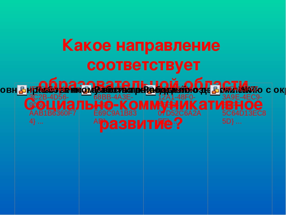 Деловая игра с презентацией "Знатоки ФГОС. Образовательная область Социально-коммуникативное развитие"