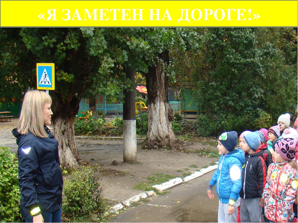 Использование светоотражающих элементов «Я заметен на дороге!»