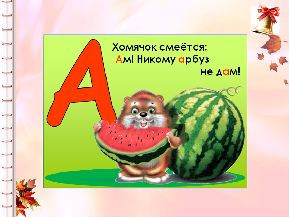 Презентация. Учим буквы. Буква А.