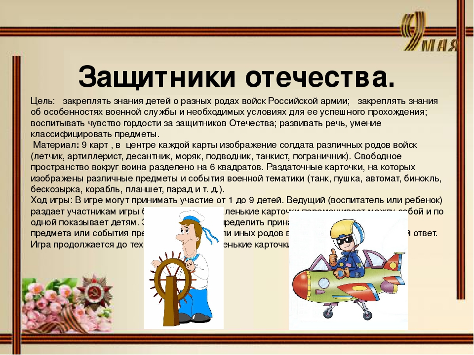 Презентация для педагогов "Игры про Великую отечественную войну"